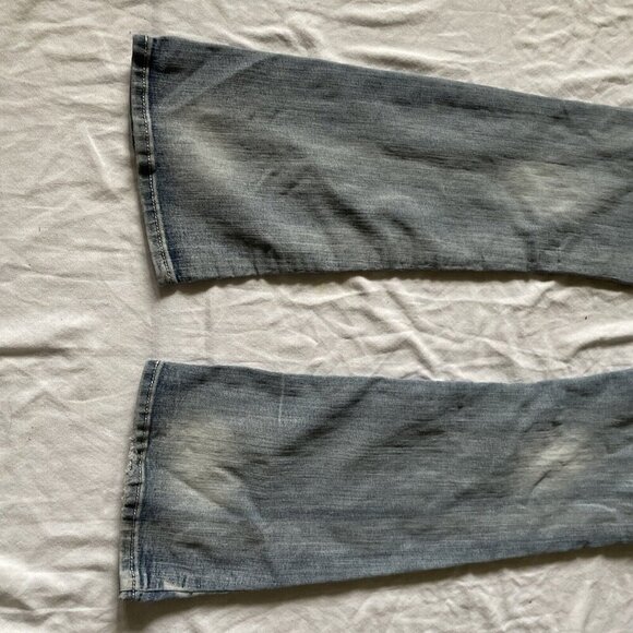 Miss Me Womens Bootcut Jeans With Embellished Pockets Size 29 Blue Denim Cotton - Picture 2 of 8